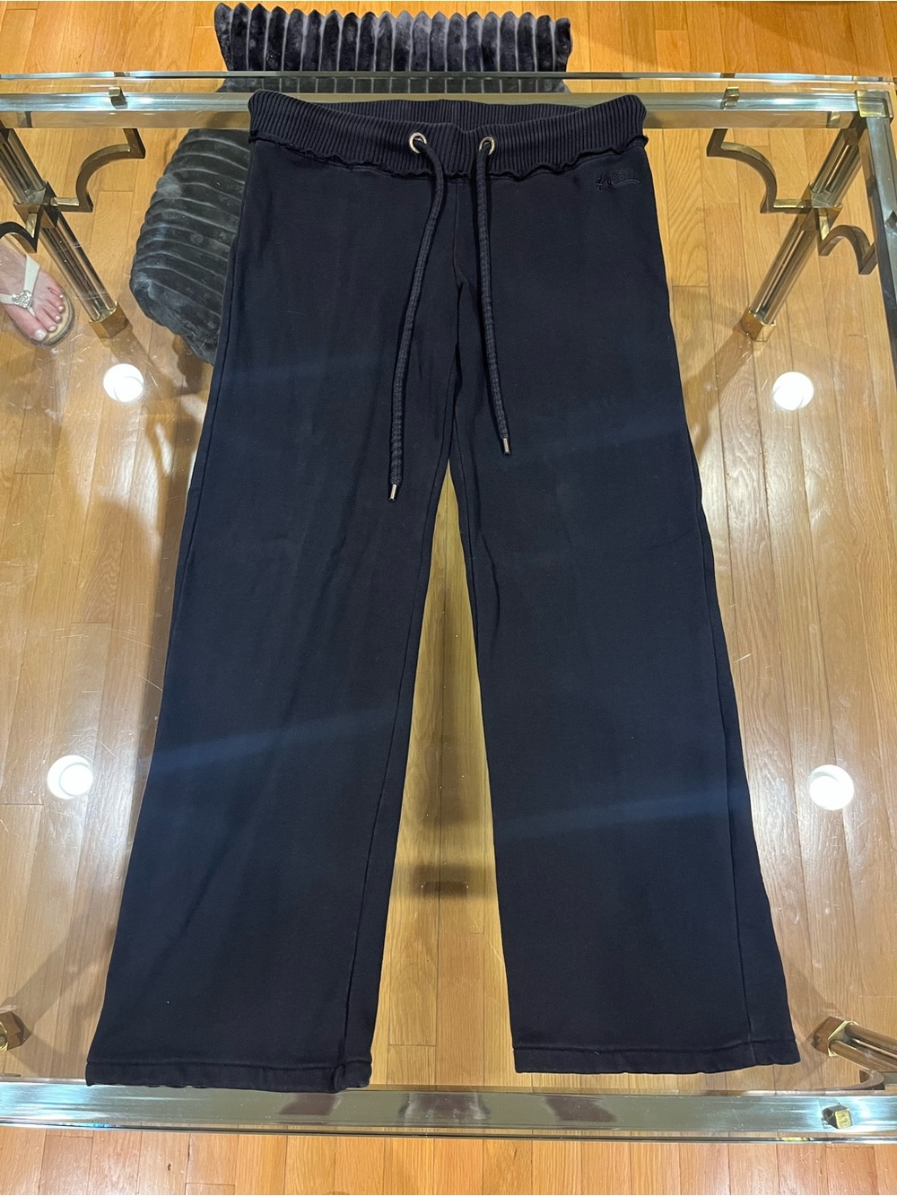 Hale Bob Black Drawstring Track Pants